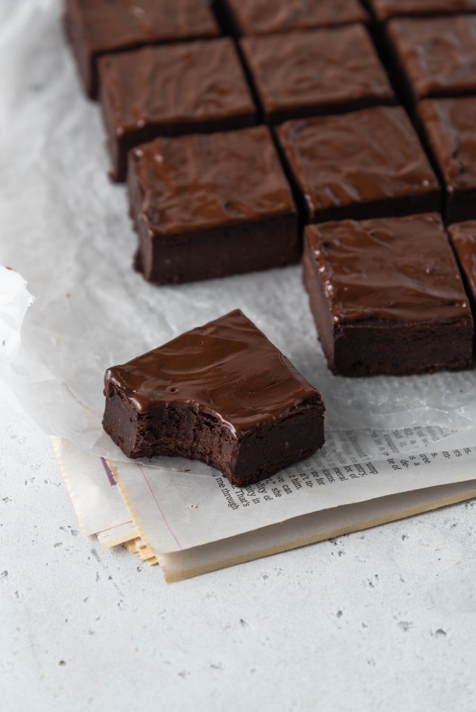 vegan fudgy brownies